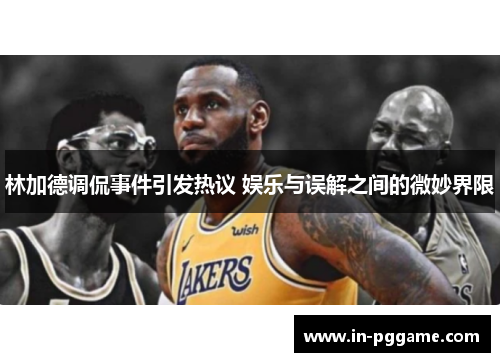 林加德调侃事件引发热议 娱乐与误解之间的微妙界限