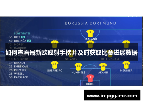 如何查看最新欧冠射手榜并及时获取比赛进展数据